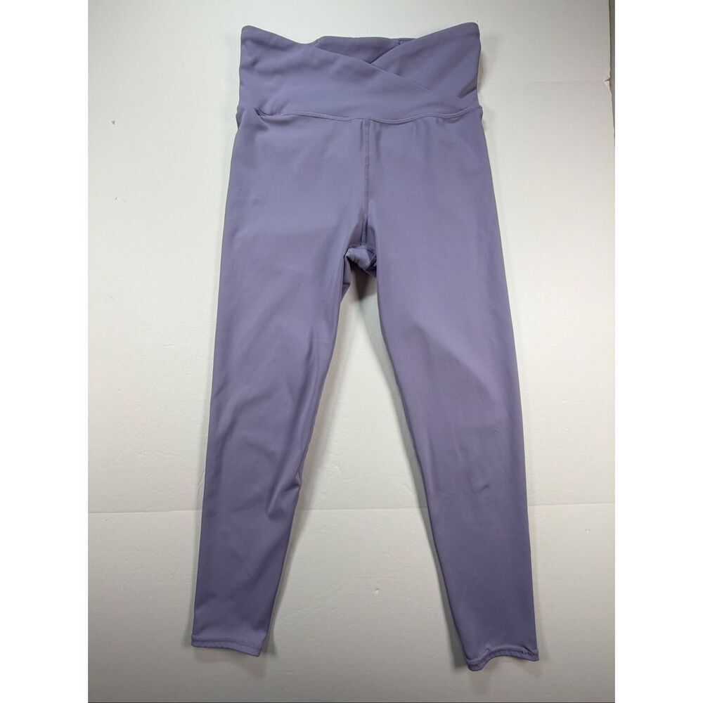 Threads 4 Thought ReActive Leggings Purple High Rise Yoga Pants Women Size Large